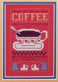 Coffee Break Sampler TNS Cross Stitch Pattern NEW  