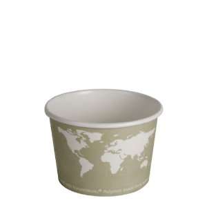  Soupcup, World Art design, compostable, 16 oz, 25 pack 