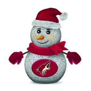  Phoenix Coyotes 4 Inch Tabletop Snowman (Set of 2) Sports 