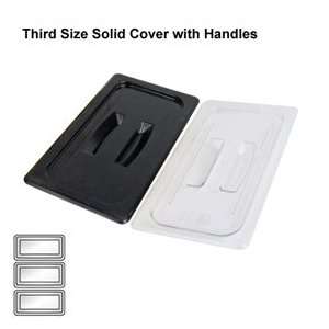  Third Size Plastic Cover   Clear and Black   Solid with 