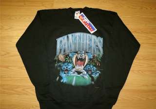 Vintage Vintage Carolina Panthers Taz crewneck sweatshirt NWT Looney 