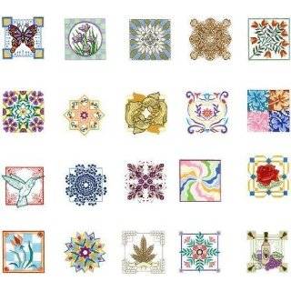 Brother PES Embroidery Machine Card QUILT SQUARES 4