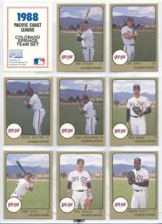1988 Colorado Springs Sky Sox Don Lovell Portland OR  