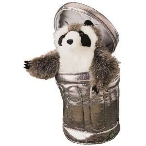  Folkmanis Raccoon in Garbage Can 7in Hand Puppet Toys 