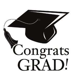  Congrats Grad White Lunch Napkins (36 count) Everything 