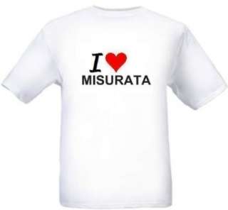  I LOVE MISURATA   City series   White T shirt Clothing