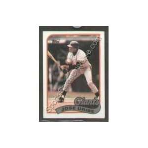  1989 Topps Regular #753 Jose Uribe, San Francisco Giants 