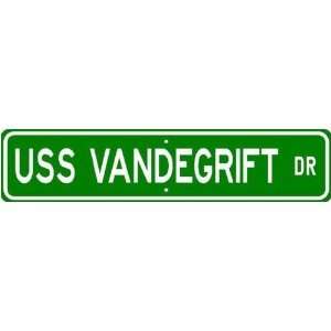  USS VANDEGRIFT FFG 48 Street Sign   Navy Sports 