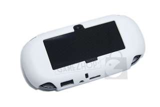 Silicone Soft Gel Case Cover Skin Sleeve White for Sony PS Vita New 