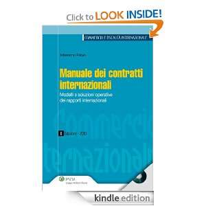 Manuale dei contratti internazionali (Italian Edition) Massimo Fabio 