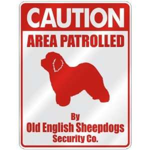   ENGLISH SHEEPDOGS SECURITY CO.  PARKING SIGN DOG