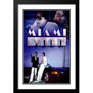  Miami Vice Framed and Double Matted 20x26 Movie Poster 
