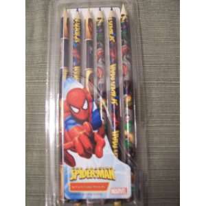  The Amazing Spiderman 6 pack Color Pencils Toys & Games