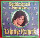 CONNIE FRANCIS LP sentimental favorites VINYL RECORD nm