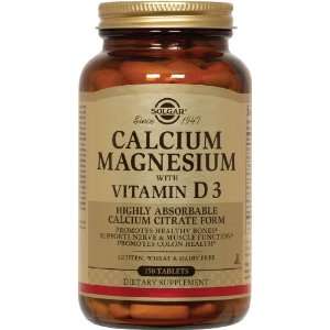  Solgar   Calcium Magnesium With Vit D, 150 tablets Health 