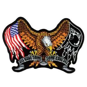  Hot Leathers Embroidered Patch   POW MIA Eagle 11 