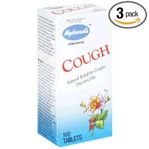  Hylands Cough, 100 Tablets (Pack of 3) Health & Personal 