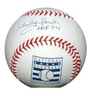 Whitey Ford SIGNED HOF Baseball IRONCLAD & MLB   Autographed Baseballs 