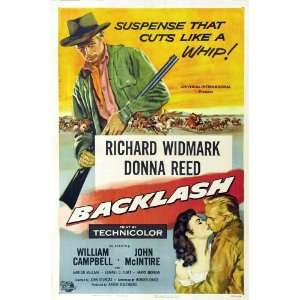 Backlash Poster 27x40 Richard Widmark Donna Reed William Campbell 