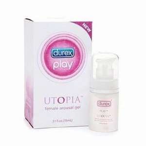 Bundle Durex Play Utopia and 2 pack of Pink Silicone Lubricant 3.3 oz