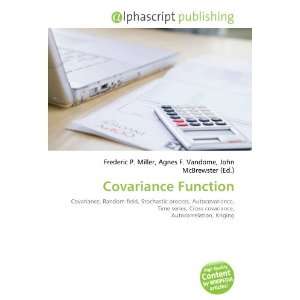  Covariance Function (9786133750616) Books