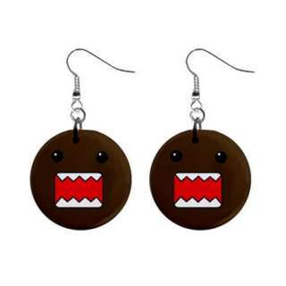 Domo Kun V2 Cute Cool Button Earring Gift New Collector MNH  