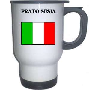  Italy (Italia)   PRATO SESIA White Stainless Steel Mug 
