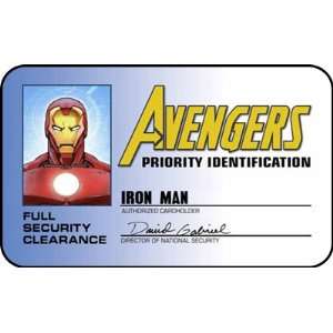  Avengers Iron Man ID Card