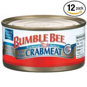 Bumble Bee White Crabmeat, 6 Ounce Tins (Pack of 12)  