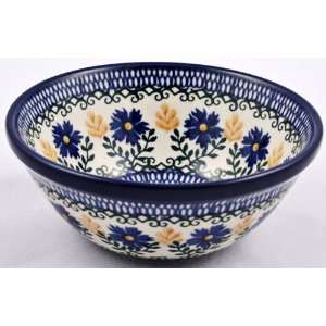  Polish Pottery Small Cereal Bowl 2 1/4 H x 5 1/2 