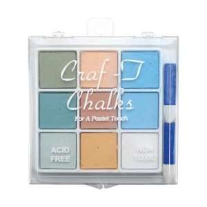  Craf T Products Decorating Chalk 9 Color Set Summer Sea 