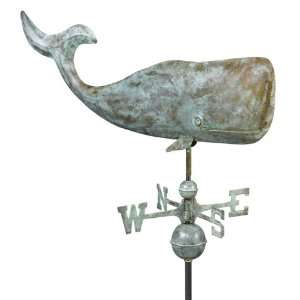 37 Grand Luxury Handcrafted Blue Verde Whale Nautical Weathervane
