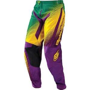 Troy Lee Designs GP Air Womens MX Motorcycle Pants   Purple/Green 