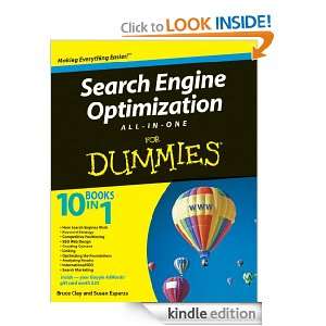 Search Engine Optimization All in One For Dummies Bruce Clay, Susan 