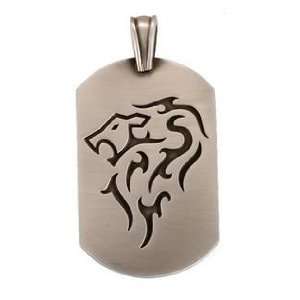 BICO AUSTRALIA JEWELRY (DT19) SENTOSA   CALM AND TRANQUIL LION, Silver 