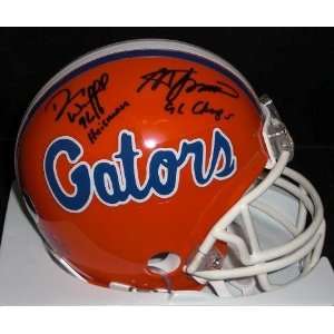  Danny Wuerffel and Steve Spurrier Autographed Florida 