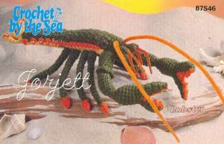 Lobster, Annies Crochet by the Sea OOP & rare  