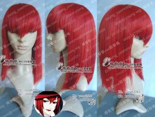 New red Kuroshitsuji Madame Rouge Cosplay Party Wig  