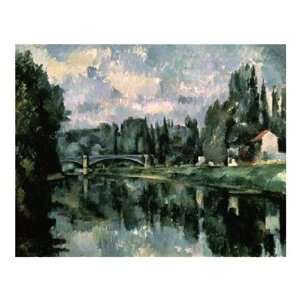  Bridge Over the Marne at Creteil by Paul Cezanne . Art 