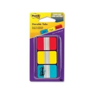  Post it Durable Index Tab  Assorted Colors   MMM686RYBT 