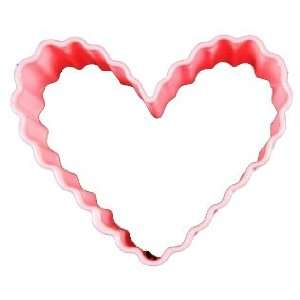  Wilton Metal Cookie Cutter 3 Pink/Small Crinkle Heart; 12 
