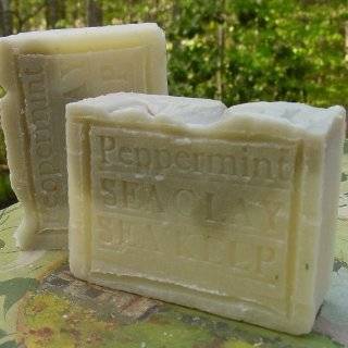 Peppermint with Sea Clay and Kelp (Face and Body Soap) 6 Oz by 