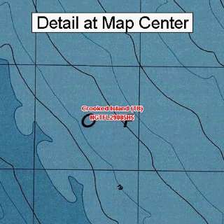 USGS Topographic Quadrangle Map   Crooked Island (TB), Florida (Folded 