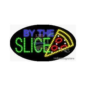  Pizza by the Slice LED Business Sign 15 Tall x 27 Wide x 