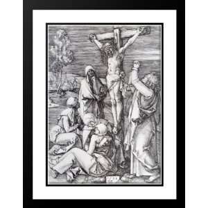   Albrecht 28x38 Framed and Double Matted Crucifixion