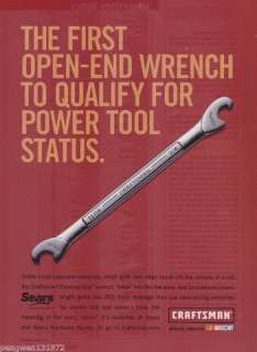 Craftsman Tool AD   Craftsman Extreme Grip Wrench   