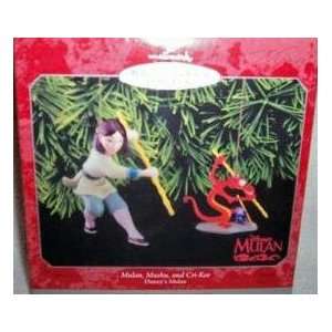  Disney Mulan, Mushu and Cri Kee 1998 Hallmark ornament 