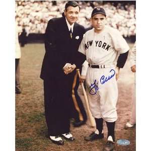  Yogi Berra New York Yankees   with Ruth in Color   8x10 