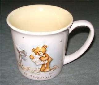 Thinking of You 3 D Teddy Bear Gund Collectors Decorative Cup Mug 4 