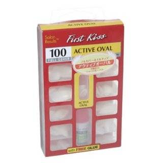 Kiss Nail Kit, Full Cover, Active Oval, Medium Length, 100PS13 1 kit 